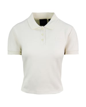 Puma x Rihanna Fenty Damen Vanille Cropped Polo-Shirt