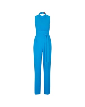 Hugo - "Kisuse" Jumpsuit für Damen, Polyester-Gemisch (Blau)
