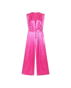 Missy Empire - Jumpsuit für Damen, Weites Bein, Ärmellos (Pink)