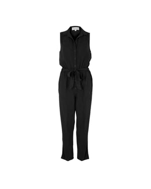 Bella Dahl - Jumpsuit für Damen, Mit Kragen, Ärmellos (Schwary)