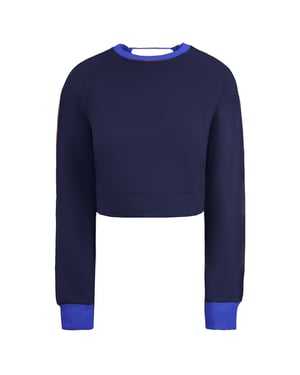 Puma x Rihanna Fenty Damen Navy Schnürpullover