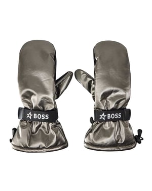 Boss - Metallic-Skihandschuhe für Herren/Damen Unisex, Polyester, Nylon (Grau)