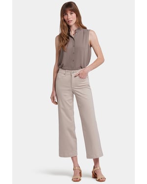Waist-Match™ Teresa Weite Bein Kniehohe Jeans