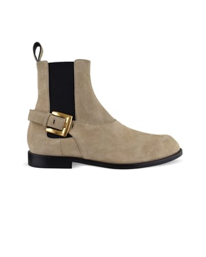Balmain Balmain Anthem Chelsea-Stiefel Beige