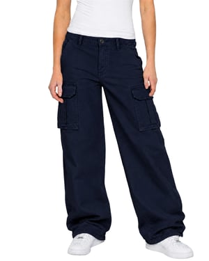 Enzo | Damen Cargo Baggy Hose