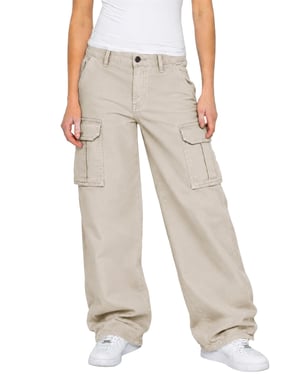 Enzo | Damen Cargo Baggy-Hosen