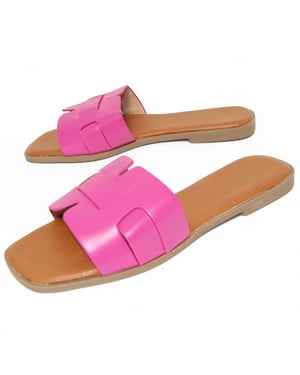 Montevita Rosa gepolsterte flache Sandale