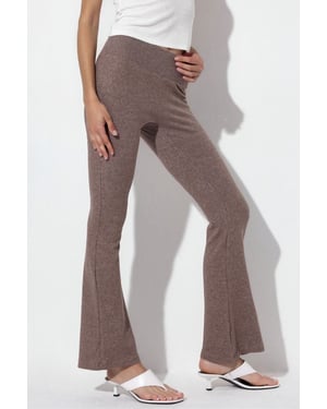 Hochtaillierte Flared Leggings