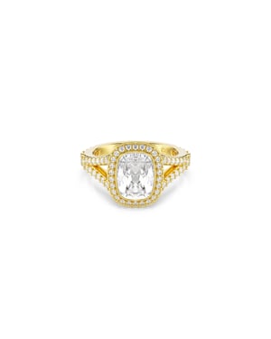 Swarovski 'Una Angelic Cushion' Damenring aus vergoldetem Metall - Gold 5762630