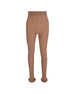 Acne Studios Keera Leggings aus beiger Baumwolle