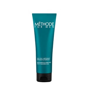 Méthode For Men Gel 3en1 Nettoyant Exfoliant&purifiant 125 ml