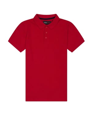 Farah - "Bugsworth" Poloshirt für Jungen, kurzärmlig (Dunkelrot)