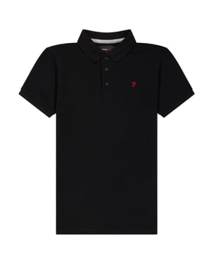 Farah - "Bugsworth" Poloshirt für Jungen, kurzärmlig (Schwarz)