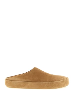 Marsell Beige Kalbsleder Pantoletten
