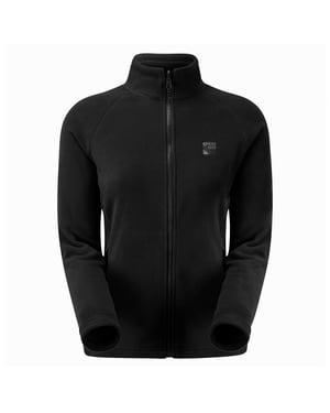 Damen leichte Fleecejacke mit Reißverschlusstaschen und tailliertem warmen Kragen