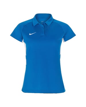 Nike - Poloshirt für Damen, Kontrasteinsatz, Raglanärmel (Königsblau/Weiß)