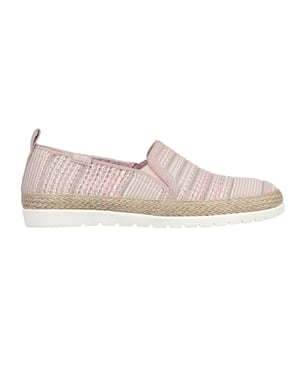 Skechers - "Twin Gore" Espadrillen für Damen, gewebter Stoff, Zum Anschlüpfen (Pink)