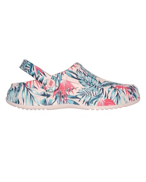 Skechers - "Archfitwave" Floral Clogs für Damen, Open Toe (Bunt)
