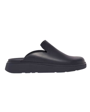 Fit Flop - Mules für Damen, Leder (Marine)