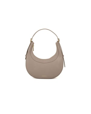 Coccinelle Mini Hobo Tasche Warmes Taupe