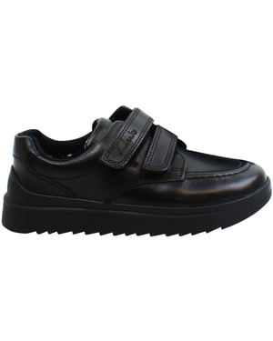 Clarks Goal Style Kinder schwarze Schuhe
