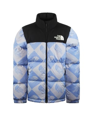The North Face 1996 Retro Nuptse Kinder Blauen/Schwarzen gepolsterten Jacke