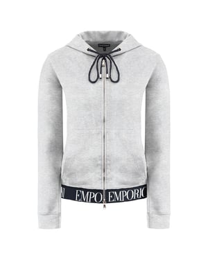 Emporio Armani Damen Graue Trainingsjacke
