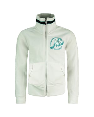 Nike Logo Kinder Weiße Track-Jacke