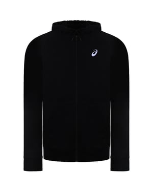 Asics Big Logo Herren Schwarze Tennisjacke
