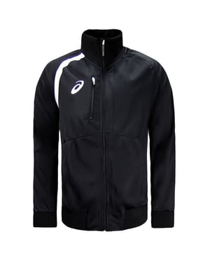 Asics Floorball Kinder Schwarze Trainingsjacke