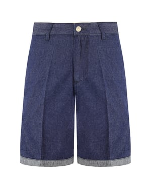 Armani Exchange Herren Marineblaue Denim-Shorts