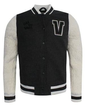 Vans Off The Wall Universitäts Herren Schwarz/Weiß Bomberjacke