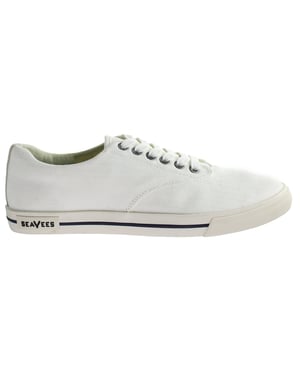 SeaVees Hermosa Surfwash Herren Weiße Plimsolls