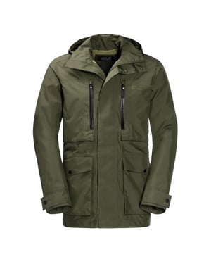 Jack Wolfskin Field Port Herren Grün Mantel