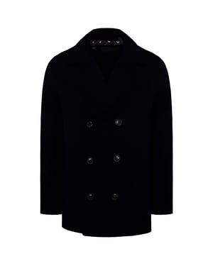 Ben Sherman Unifarben Herren Dunkelblauer Mantel
