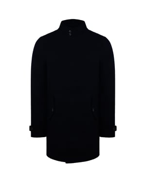 Ben Sherman Schlichter Herren Dunkelblauer Langmantel