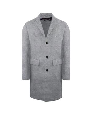 Ben Sherman Leichter Herren Mantel in Hellgrau