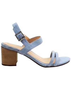 Vionic Paula Prägung Damen Blau Absatzsandalen
