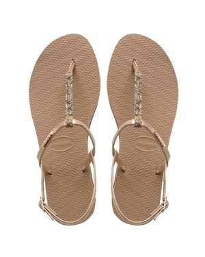 Havaianas You Rivera Crystal Damen-Zehensandalen - Rosa