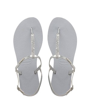 Havaianas You Riviera Crystal Damen Silber Sandalen
