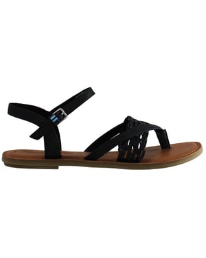 Toms Lexie Damen schwarze Sandalen