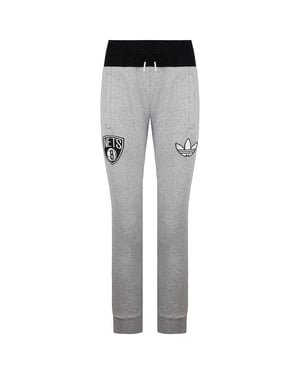 Adidas Brooklyn Nets Damen Graue Trainingshose