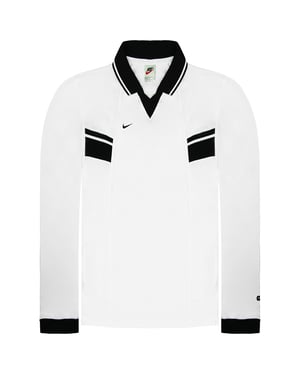 Nike Dri-FIT Damen Poloshirt Weiß/Schwarz