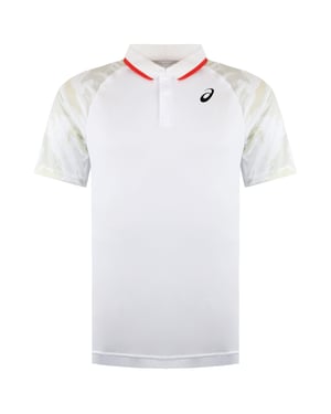 Asics Court GPX Herren Weiß Tennis Polo-Shirt