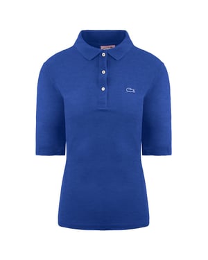 Lacoste Logo Damen Blau Poloshirt