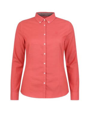 Timberland Slim Stretch Oxford Damen Rot Shirt
