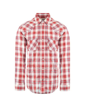 Ariat Alameda Retro Druckknopf Herrenrothemd