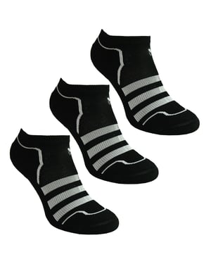 Adidas 3er-Pack Ener Liner Unisex Socken Schwarz