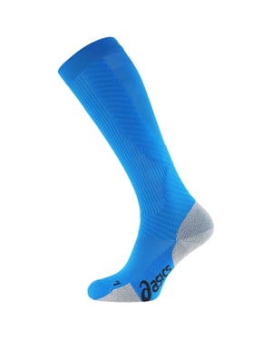 Asics Logo Kompressionsupport Mittlere Herren Blaue Socken
