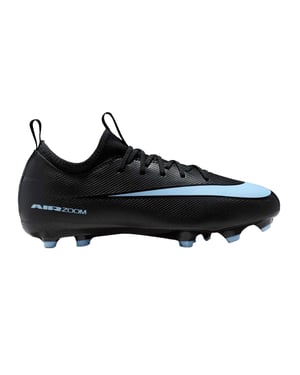 Nike - "Mercurial" Fußballschuhe mit festem Boden für Kinder (Schwarz/Blau)